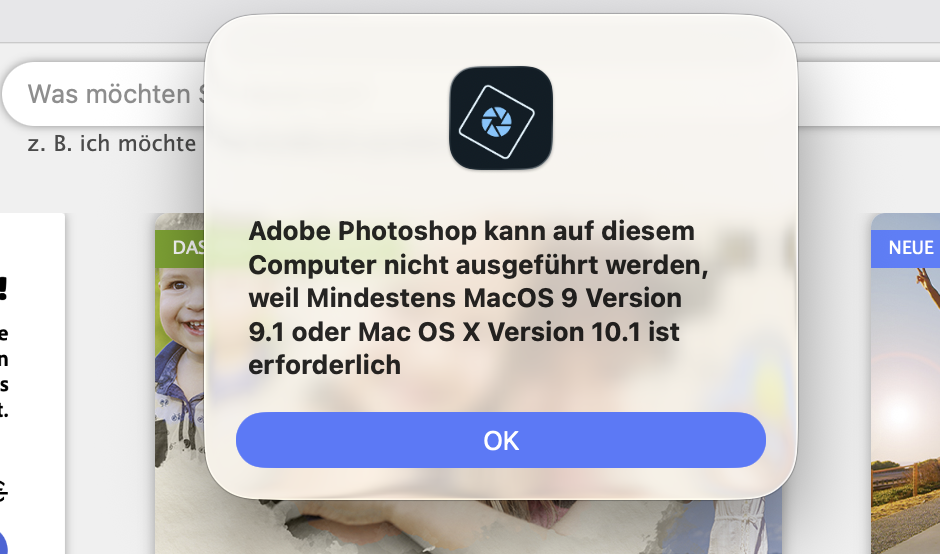 Betreff: P: Photoshop Elements on MacOS 26 Tahoe d - Adobe